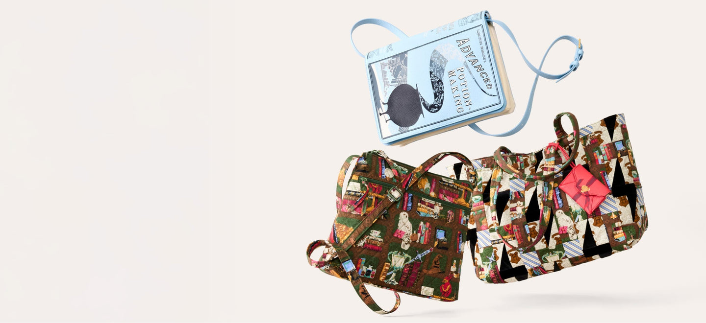 Harry Potter x Vera Bradley. Hogwarts Library Collection. Shop Now.